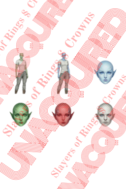 Some of our female orc faces and hair