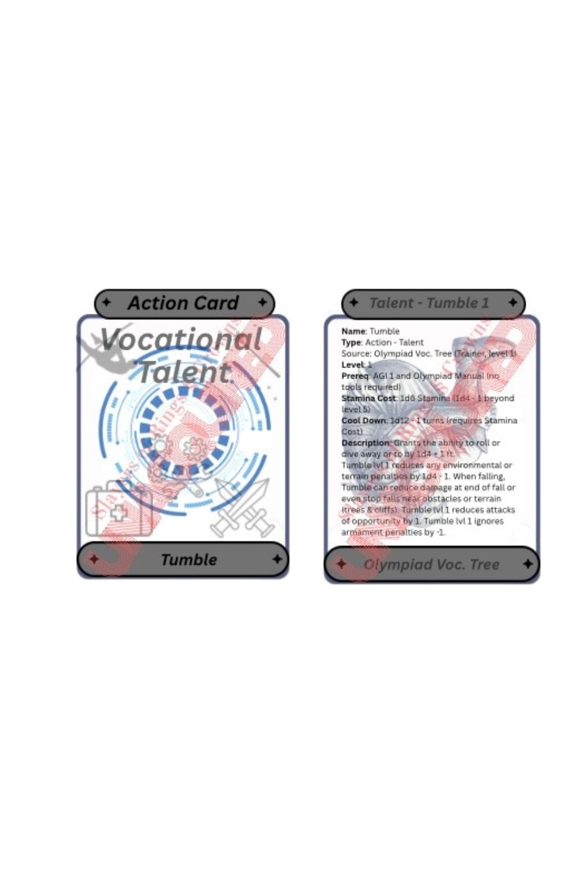 Olympiad Tree Talent Card