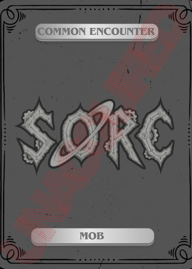 Common Skeleton Soldier Mob Card Back